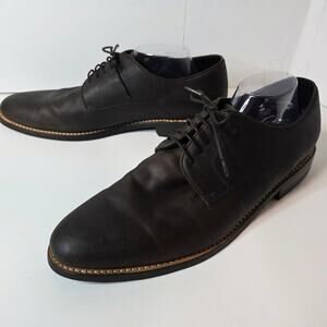 Thursday Everyday Sz14 M's‎ Oxford Dark Brown Leather Lace HandmadeMexico Work